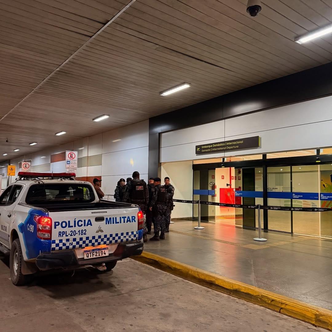 Polícia Esquadrão antibomba do BOPE é acionado após bolsa ser jogada no Aeroporto em Porto Velho