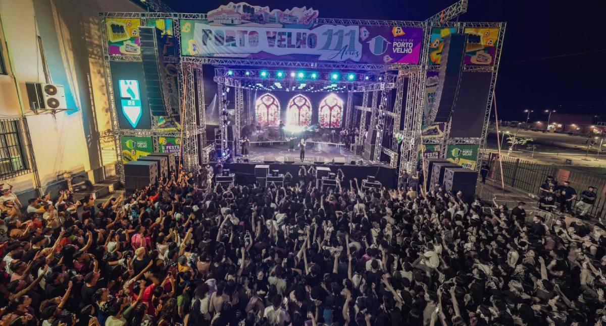 Beiradão Cultural anima 111 anos de Porto Velho com 12 horas de música na Avenida Farquar