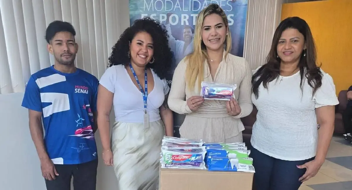 SESI-RO doa 500 kits de saúde bucal a projeto social do Unicef