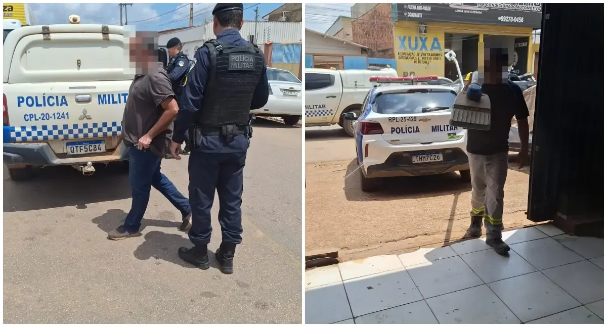 Homem é preso com luminárias públicas instaladas em imóvel privado