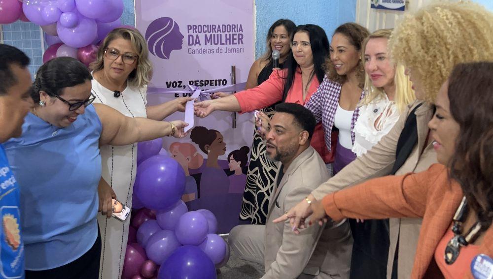 Ieda Chaves acompanha inauguração da Procuradoria da Mulher em Candeias do Jamari