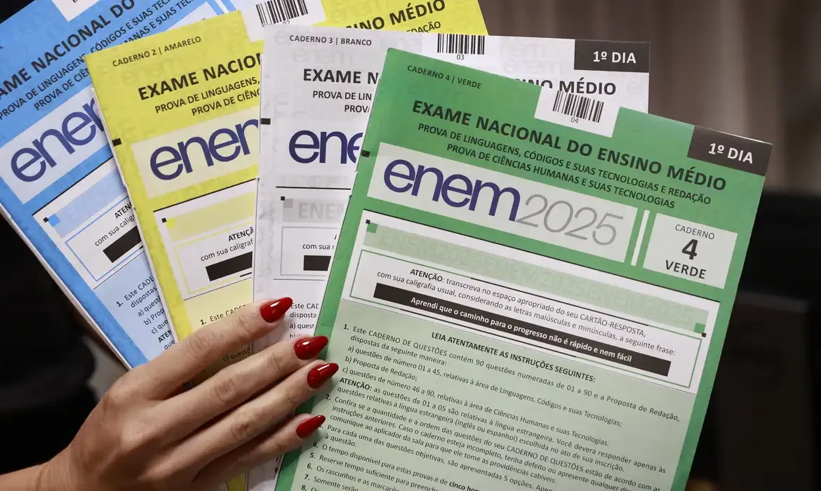 Inep publica gabaritos oficiais do primeiro dia do Enem 2025