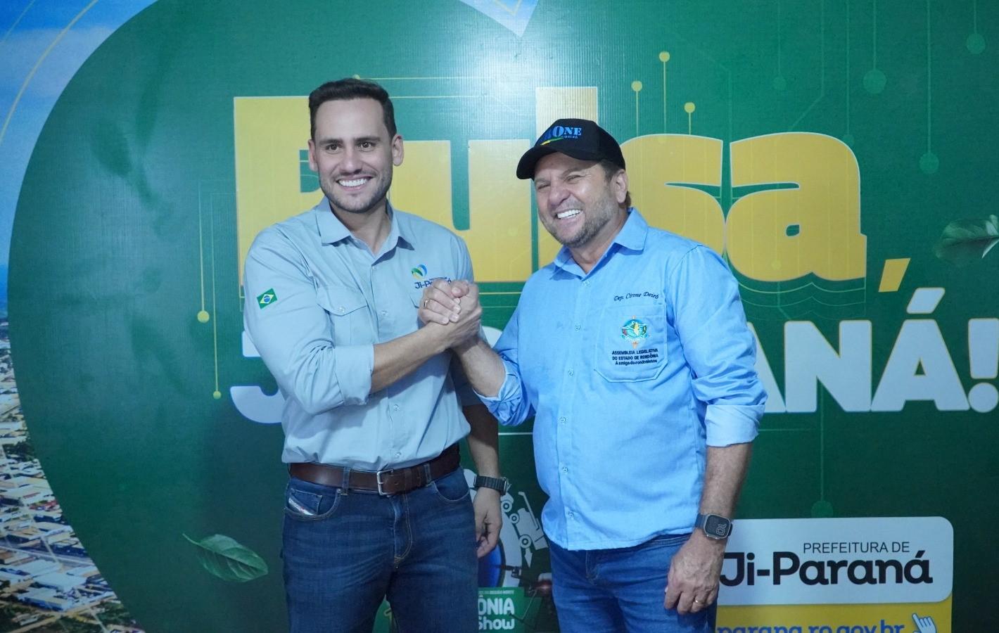 Apoio de Cirone Deiró contribui com desenvolvimento de Ji-Paraná