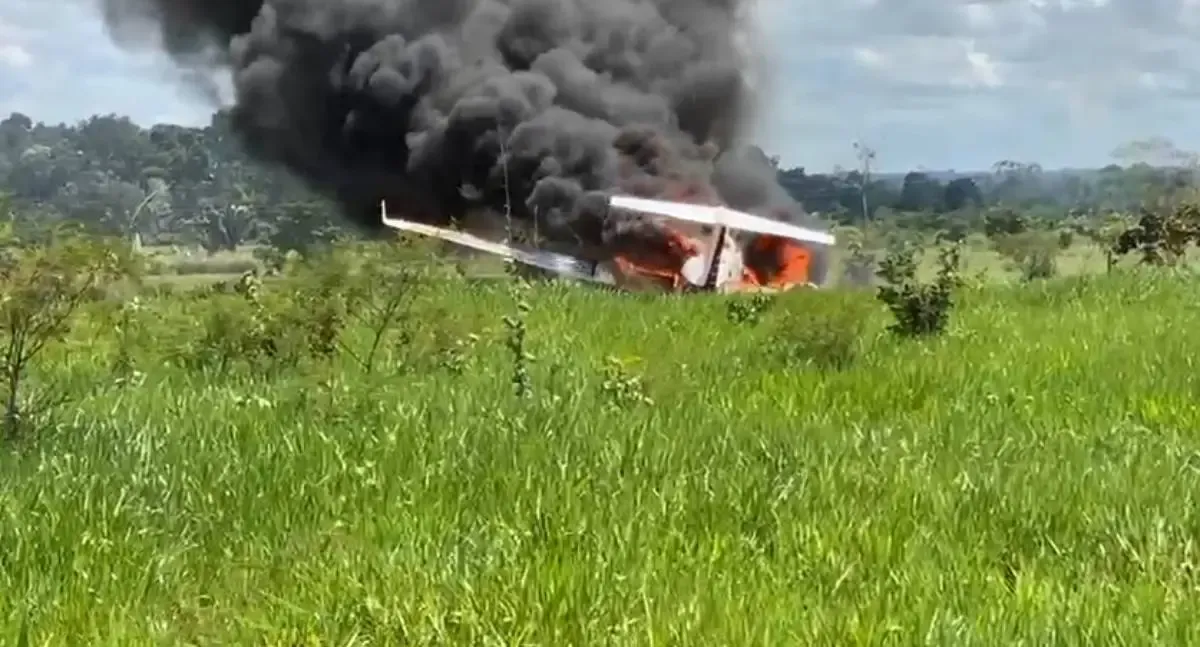 Avião com Maurício Carvalho e Márcio Pacele cai em Rondônia