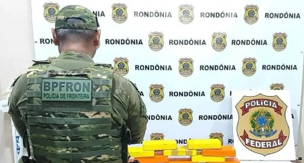 PF e BPFRON apreendem 10 kg de cocaína em Guajará-Mirim
