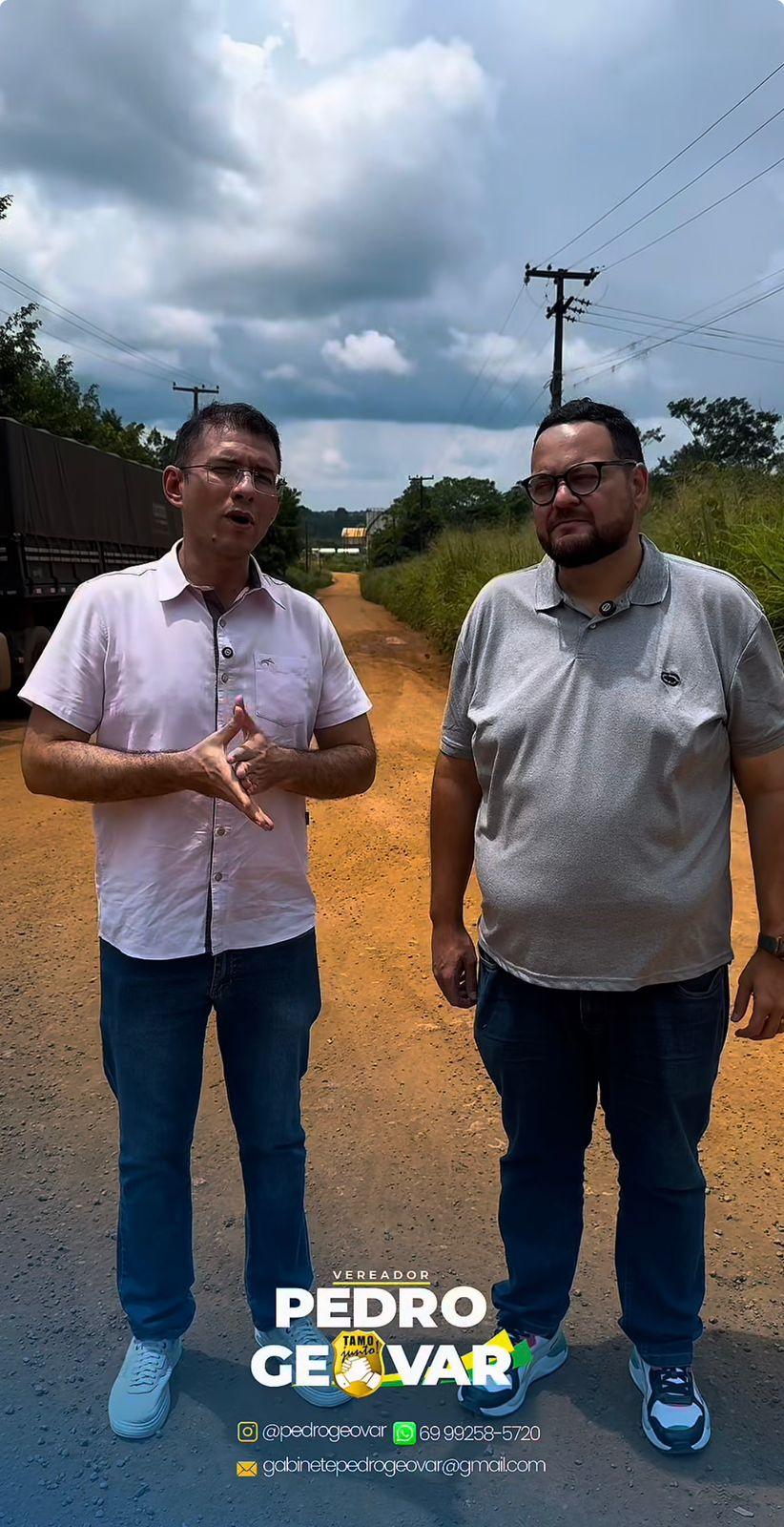 Ramal Gideão receberá serviços de recuperação após solicitação do vereador Pedro Geovar