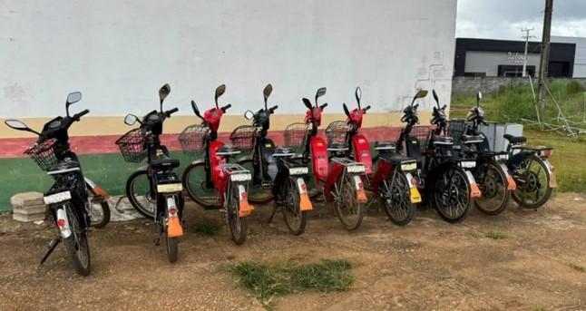 Fiscalização apreende mais de 20 bicicletas elétricas em RO