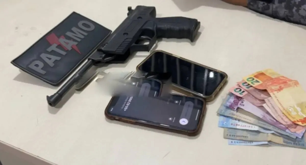 PATAMO apreende arma adulterada durante abordagem no bairro Casa Preta