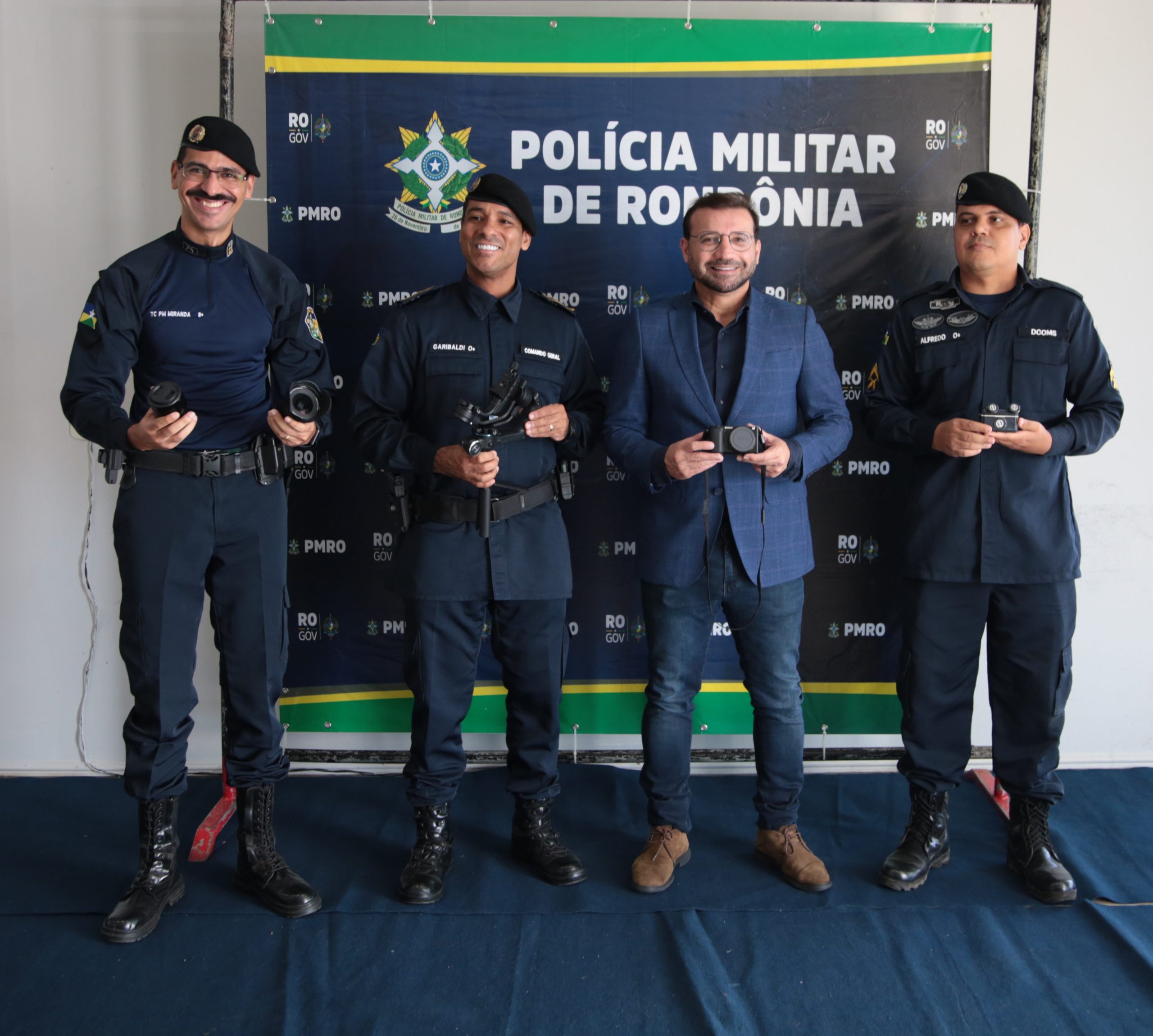 Entrega de equipamentos fortalece Comunicação Social da Polícia Militar de Rondônia