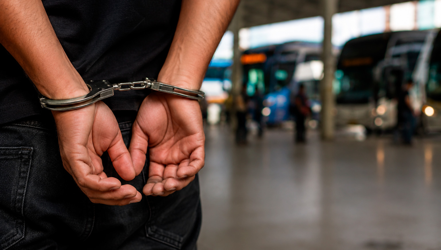 JI-PARANÁ – HOMEM COM MANDADO DE PRISÃO DO RIO GRANDE DO SUL É PRESO PELA PM NO TERMINAL RODOVIÁRIO