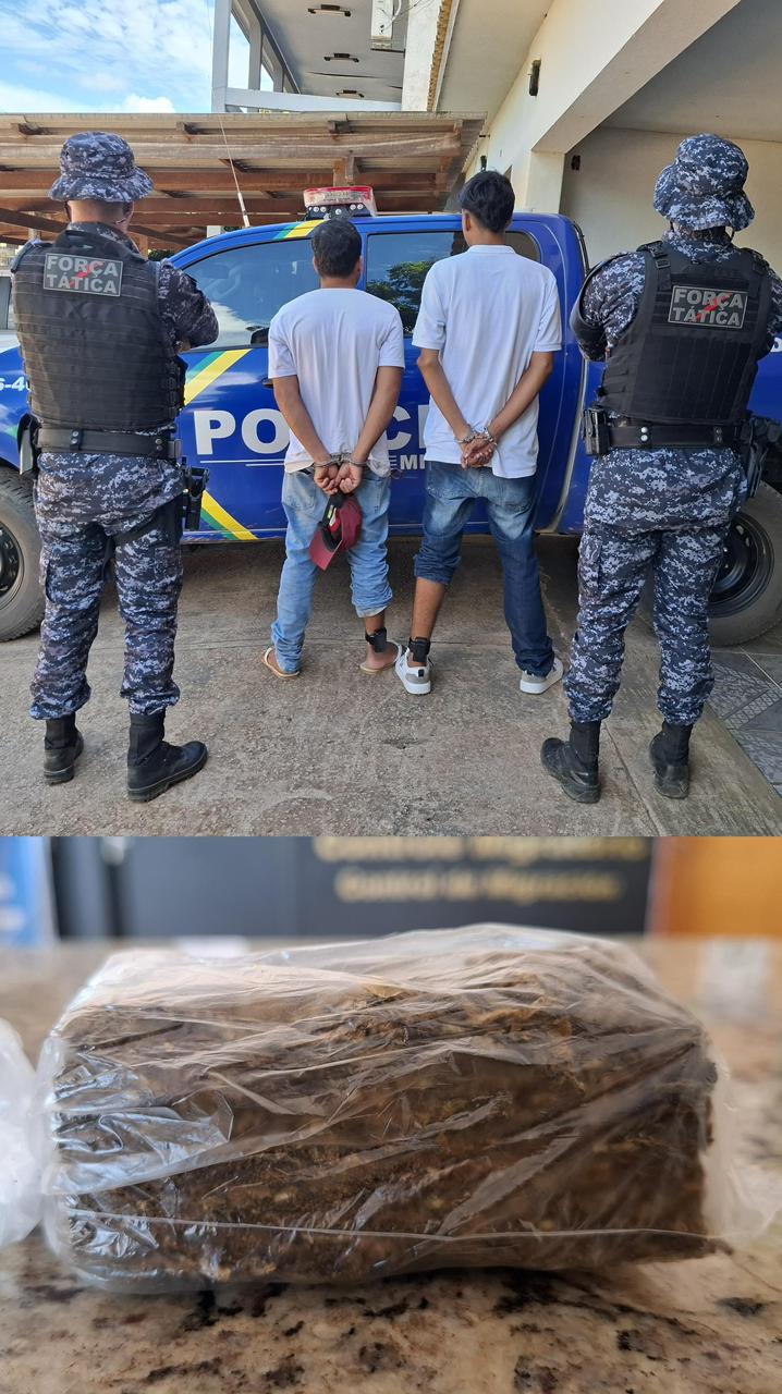 POLÍCIA MILITAR APREENDE DROGAS DURANTE A OPERAÇÃO BRASIL CONTRA O CRIME ORGANIZADO EM GUAJARÁ-MIRIM