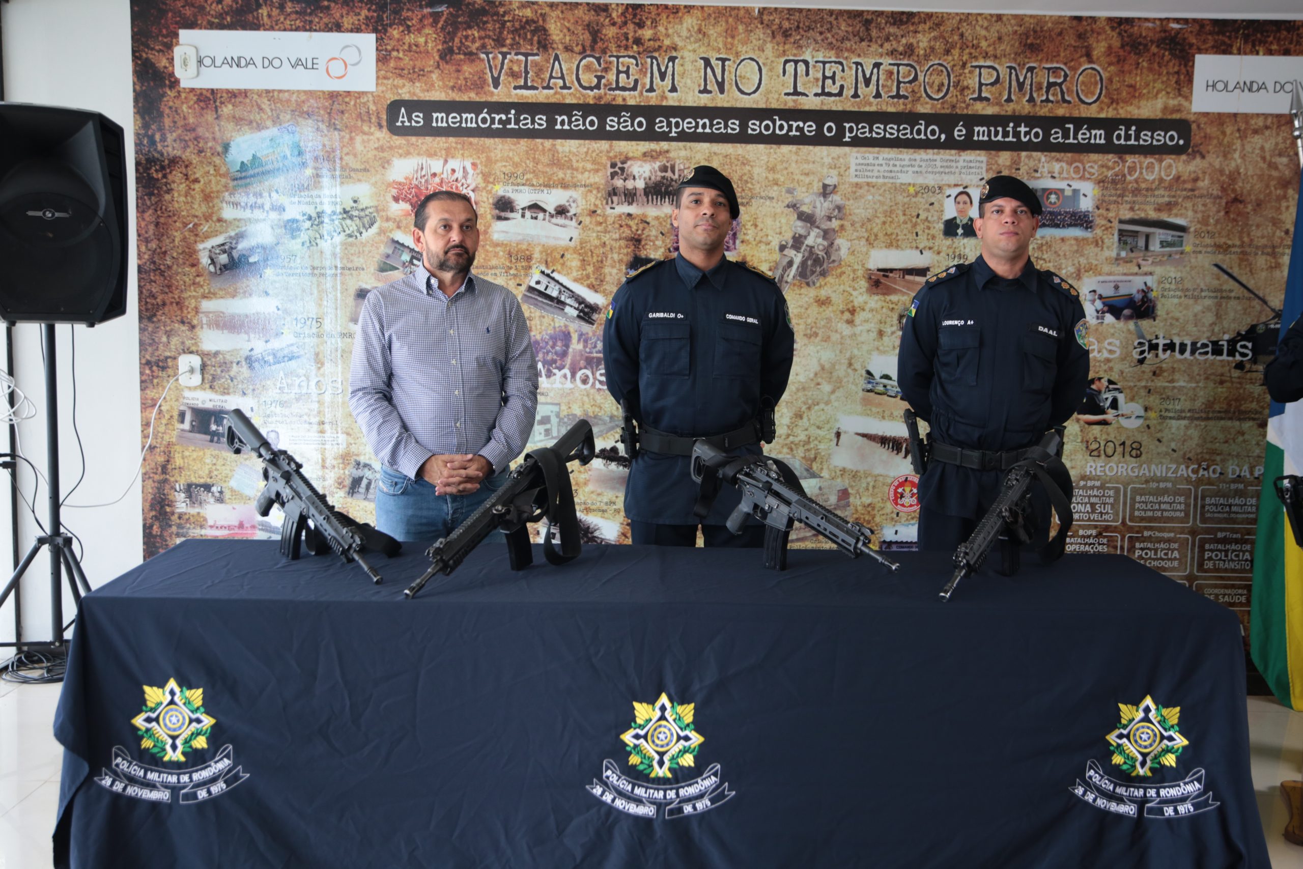 Polícia Militar de Rondônia recebe armamentos adquiridos por meio de emendas parlamentares