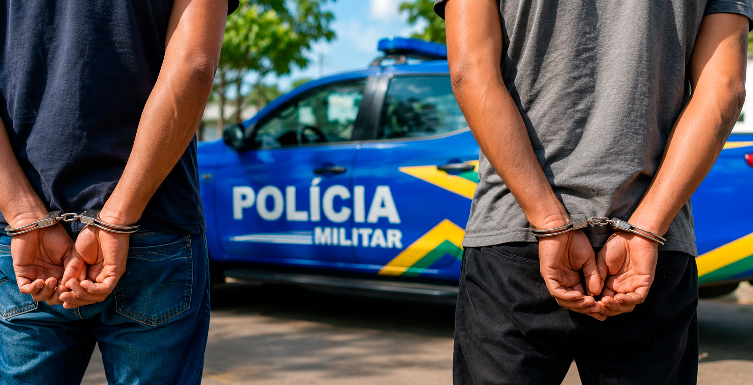JI-PARANÁ – POLÍCIA MILITAR CUMPRE DOIS MANDADOS DE PRISÃO CONTRA FORAGIDOS DA JUSTIÇA