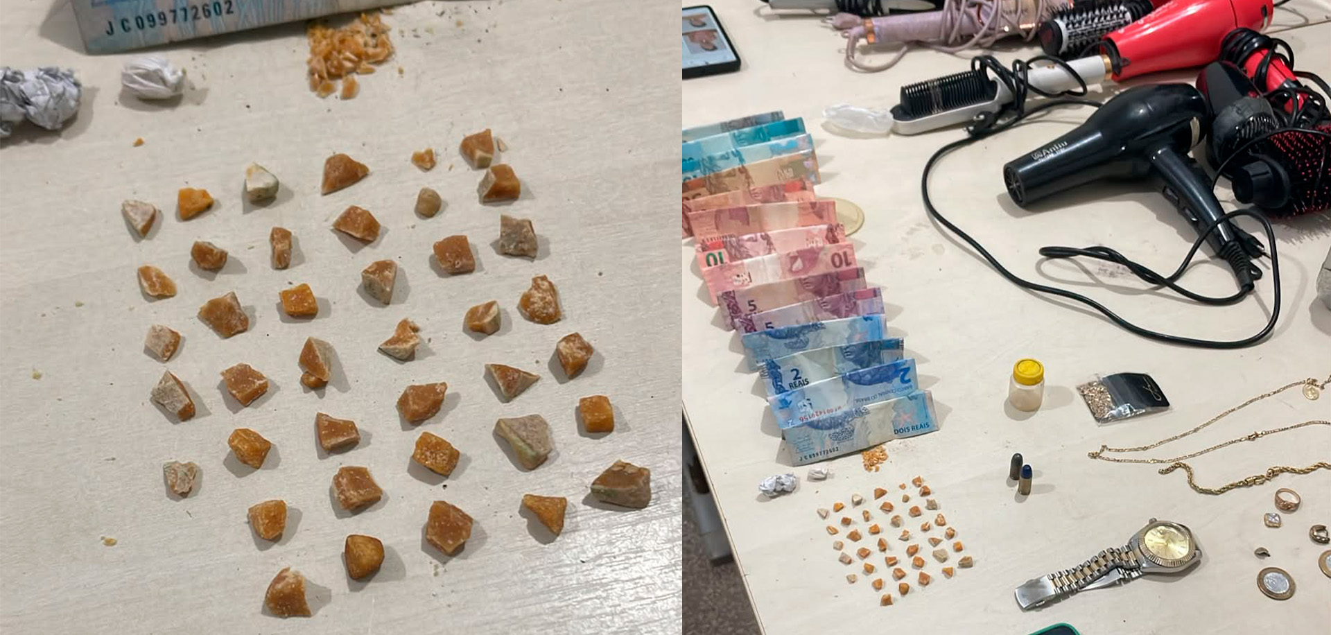 JI-PARANÁ – POLÍCIA MILITAR DESARTICULA PONTO DE TRÁFICO E PRENDE DOIS SUSPEITOS