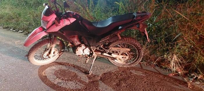 MOTOCICLETA ROUBADA É RECUPERADA PELA POLÍCIA MILITAR EM PORTO VELHO