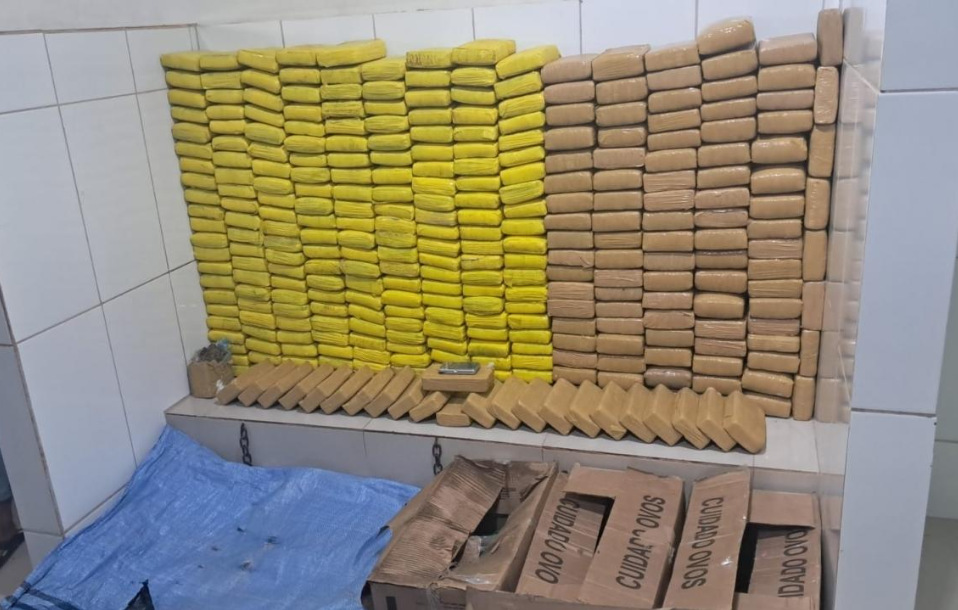 Operação apreende mais de 328 quilos de drogas e prende casal em Cacoal