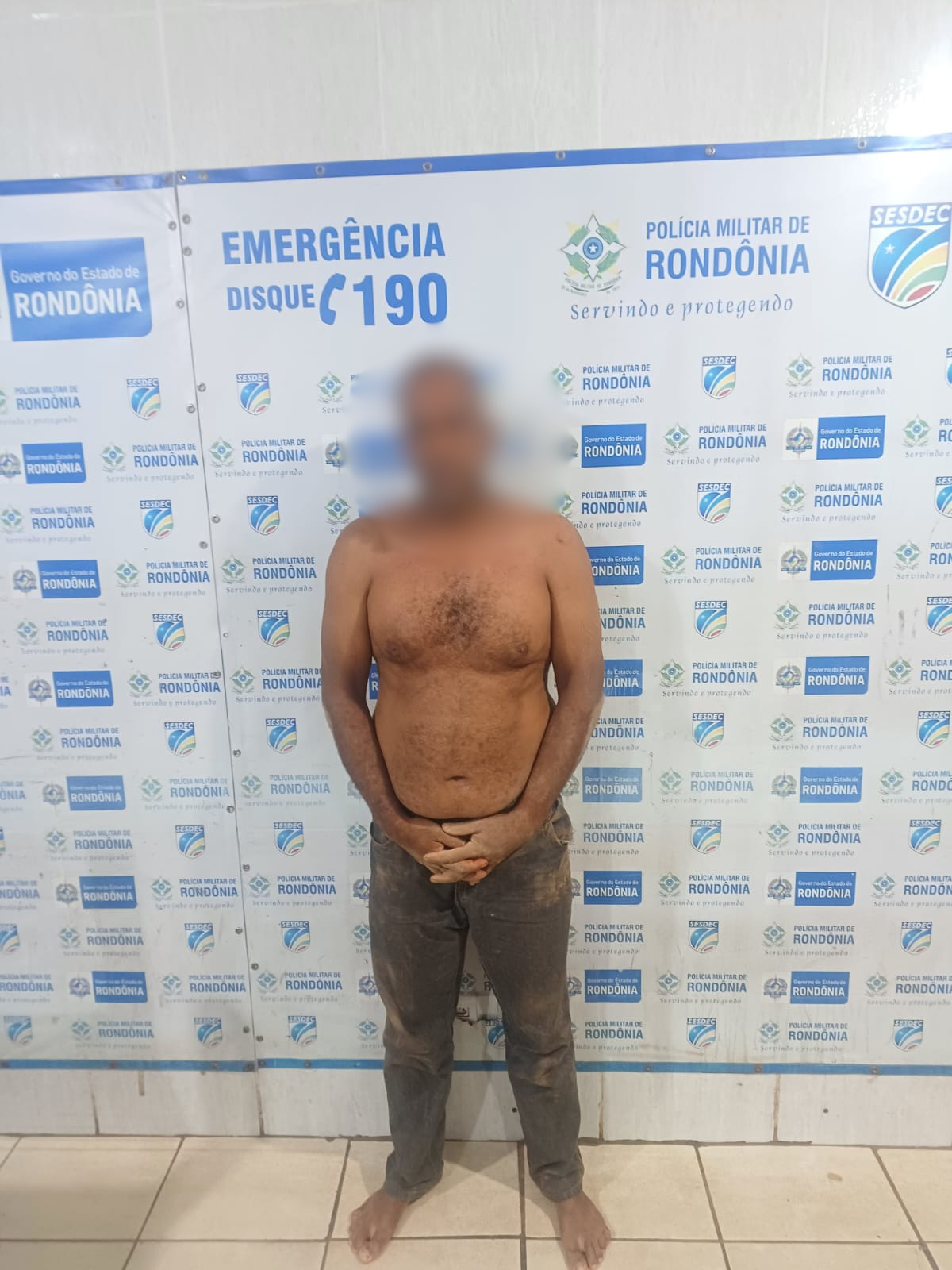 Polícia Militar resgata cão vítima de maus-tratos e prende suspeito em Porto Velho